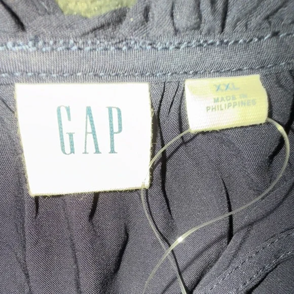 Plus Size XXL Navy Blue Sleeveless Tiered Dress Casual Summer NWT - Picture 2 of 7